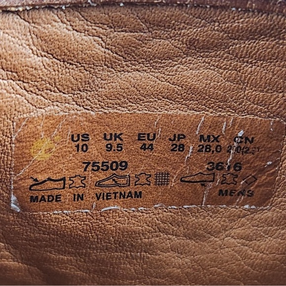 Timberland Wodehouse Men Sz 10 Chukka Leather Ankle Shoes 75509 Casual Dress - Picture 6 of 6